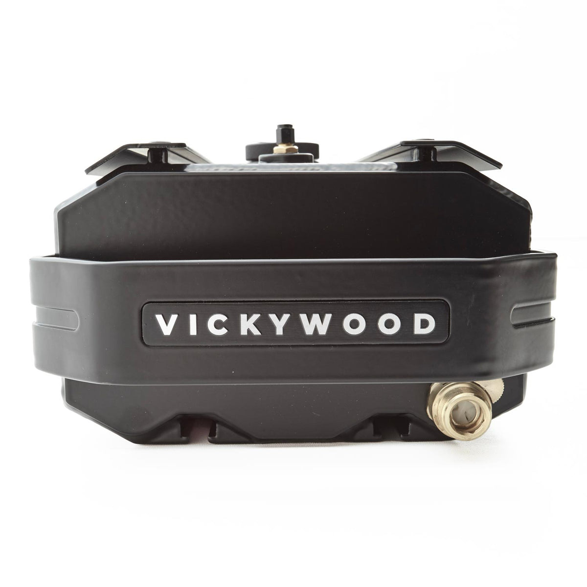 36 Liter, VICKYWOOD EVOTANK von vorn mit Griffbügel und Messing-Auslass