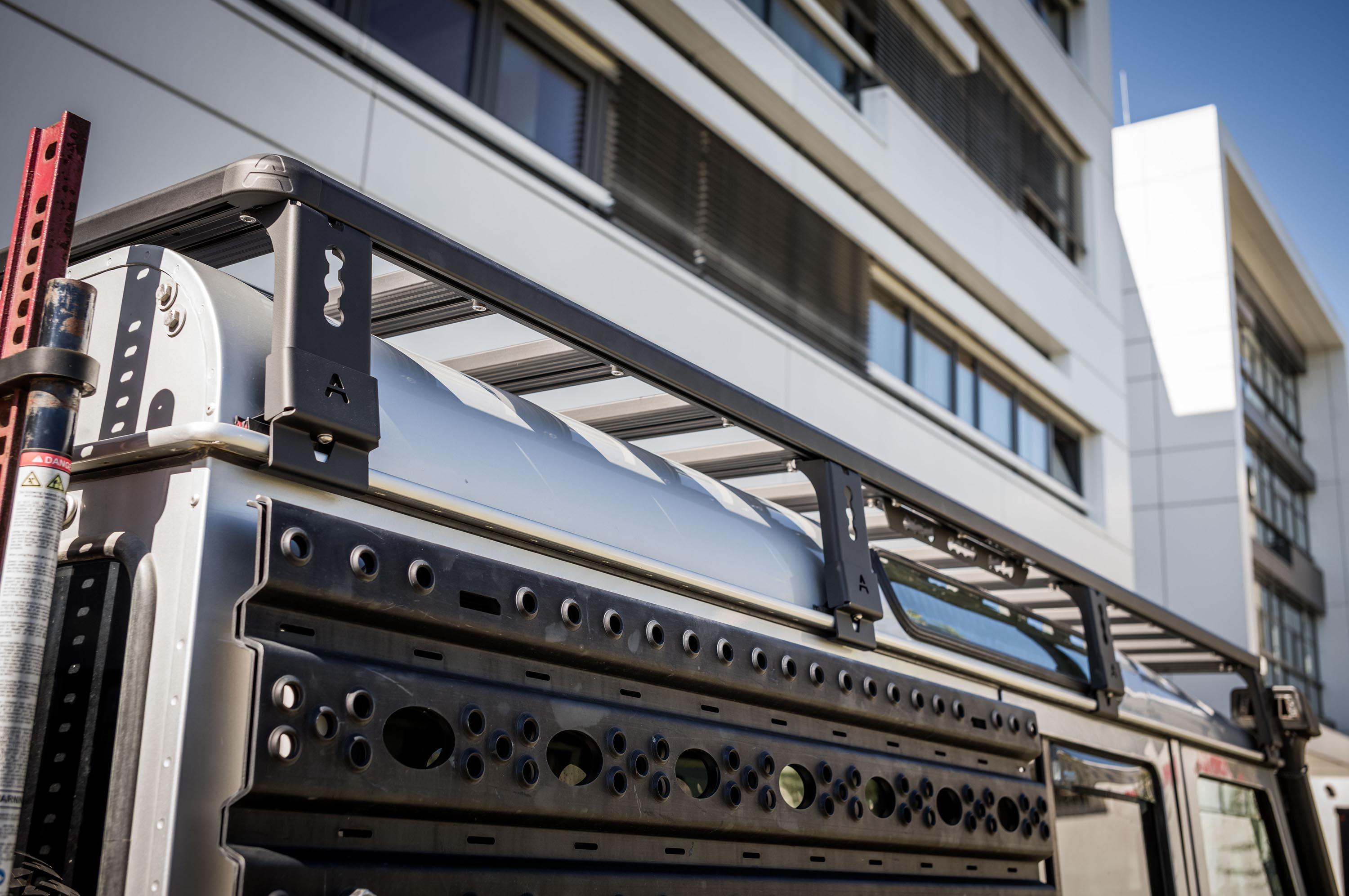 Roof Rack Land Rover defender 110 © Thomas A. Berger | www.diebergerdesigner.de
