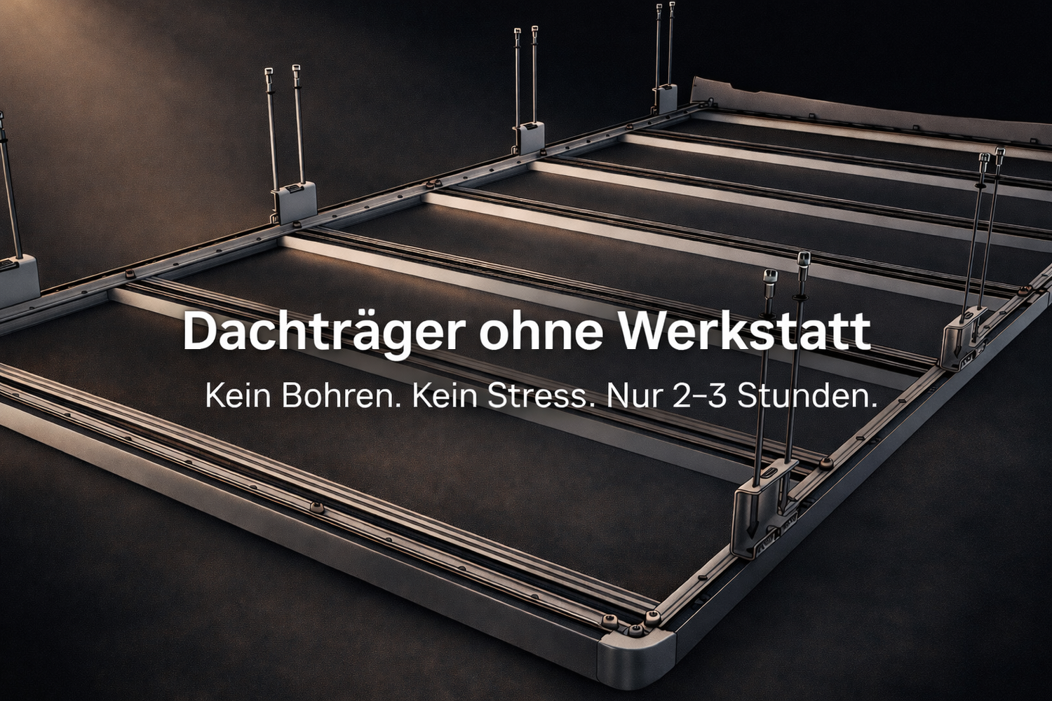 Dachträger ohne Werkstatt Montage Airholder Aluminium Plattform einfach selbst installieren