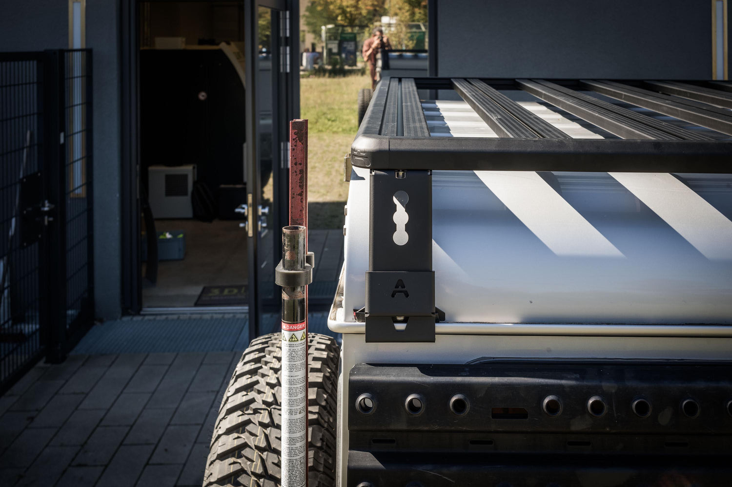 Roof Rack Land Rover defender 110 © Thomas A. Berger | www.diebergerdesigner.de