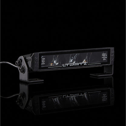 LTPRTZ Flat-X 9 Zoll Fernscheinwerfer Lightbar mit E-Zulassung, Schrägansicht