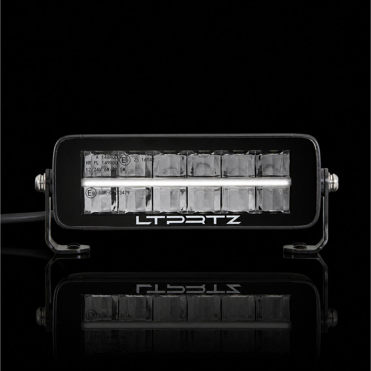 LTPRTZ TRX 3.0 Lightbar 7 Zoll mit 12 LED-Chips, Vorderansicht