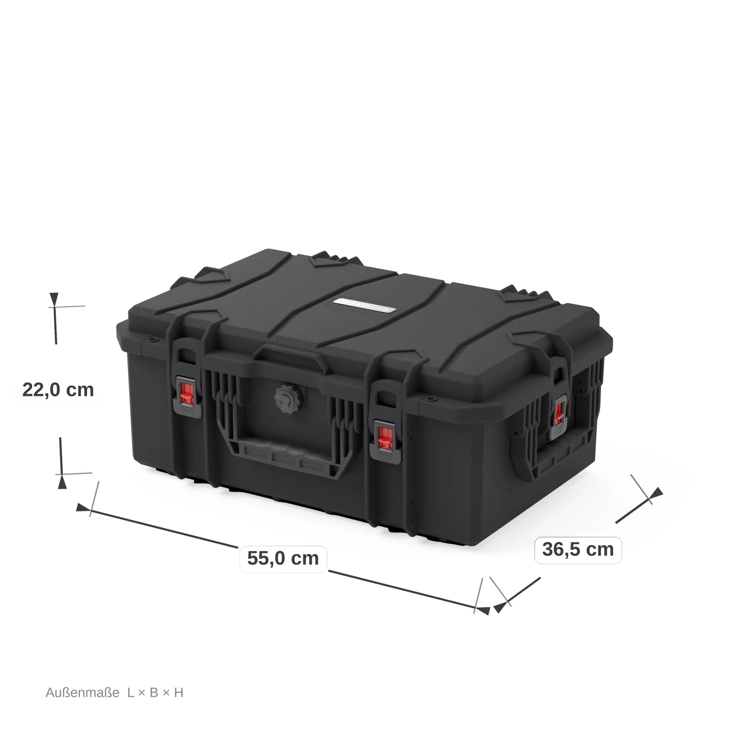 VICKYWOOD Transportbox FORT PLUS mit Foto-Inlay und Deckel-Organizer