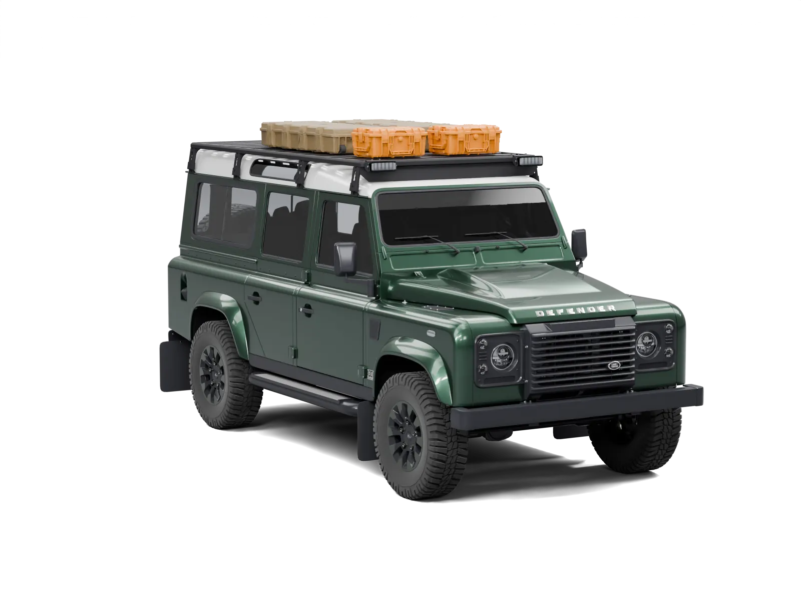 Airholder Dachträger auf Land Rover Defender 110