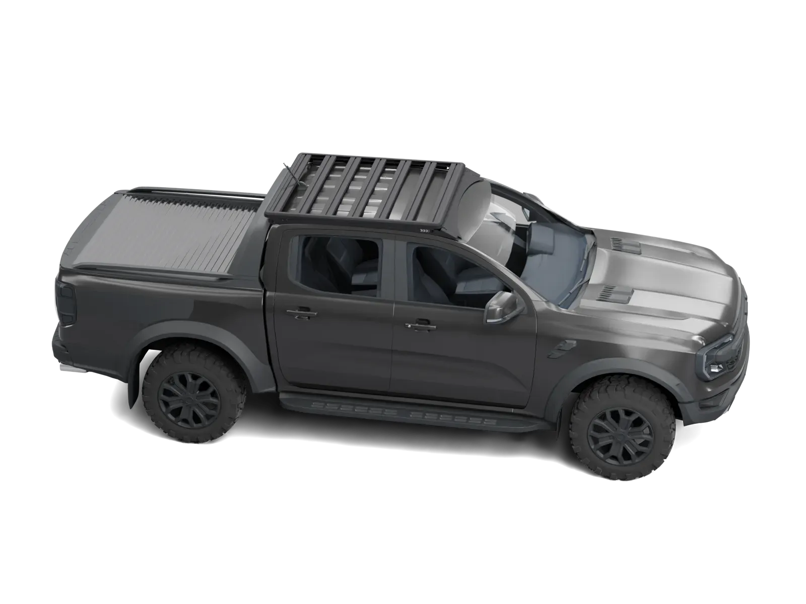 Dachträger Ford Ranger 7 Querprofile – Beifahrerseite