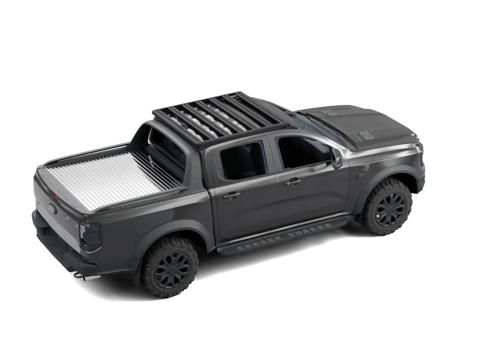 Dachträger Ford Ranger 7 Querprofile – Heck · Beifahrerseite