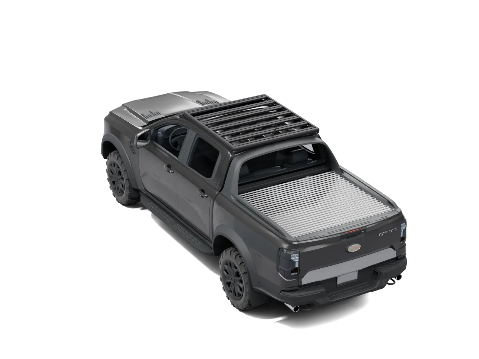 Dachträger Ford Ranger 7 Querprofile – Heck · Fahrerseite