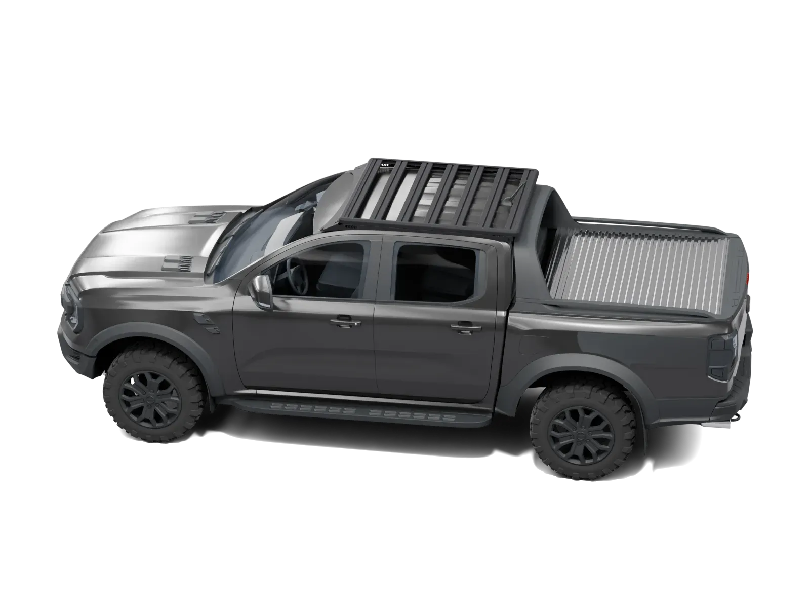 Dachträger Ford Ranger 7 Querprofile – Fahrerseite