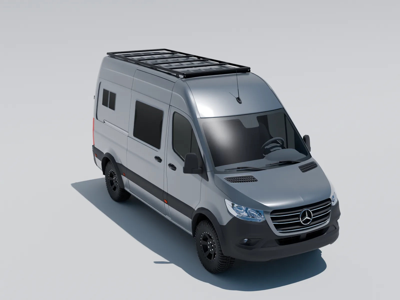 Dachträger Mercedes-Benz Sprinter L2H2 – 360°-Ansicht