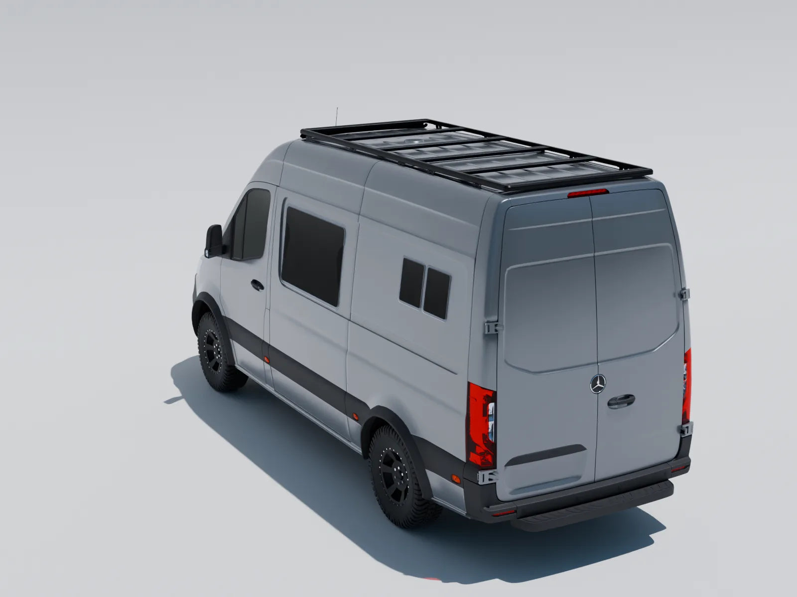 Dachträger Mercedes-Benz Sprinter L2H2 – Heck · Fahrerseite