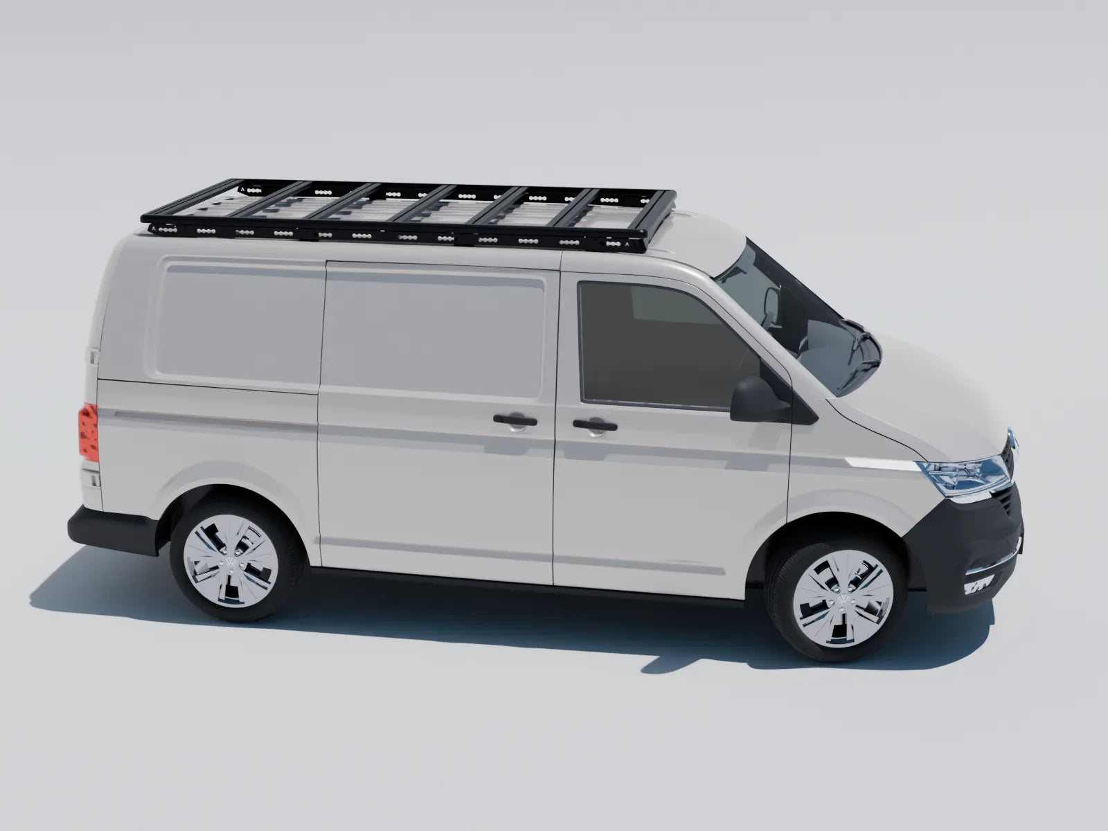 Dachträger Volkswagen Transporter T5 T6 T6.1  Kurzer Radstand SWB 7 Querprofile – Beifahrerseite